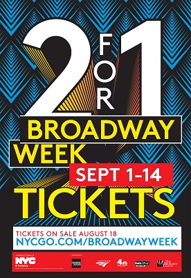 Broadway un 2 por 1 en entradas de Teatro