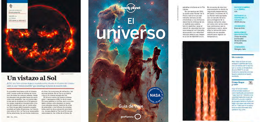 El Universo, Guía de viajes.