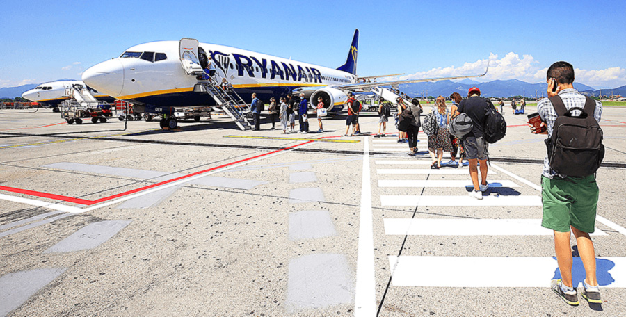 Nuevas medidas de seguridad y aumenta el número de vuelos a partir del 1 de julio en Ryanair