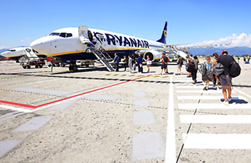 Nuevas medidas de seguridad y aumenta el número de vuelos a partir del 1 de julio en Ryanair