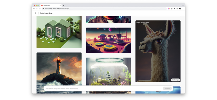 Adobe presenta Firefly, una nueva familia de IA generativa creativa