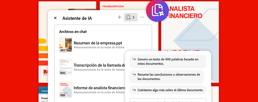 El Asistente de IA para Acrobat ya está disponible en España