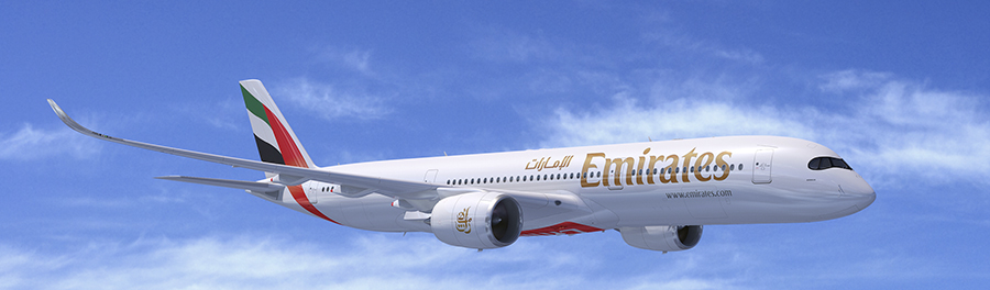 Emirates anuncia los nueve primeros destinos de su red de A350