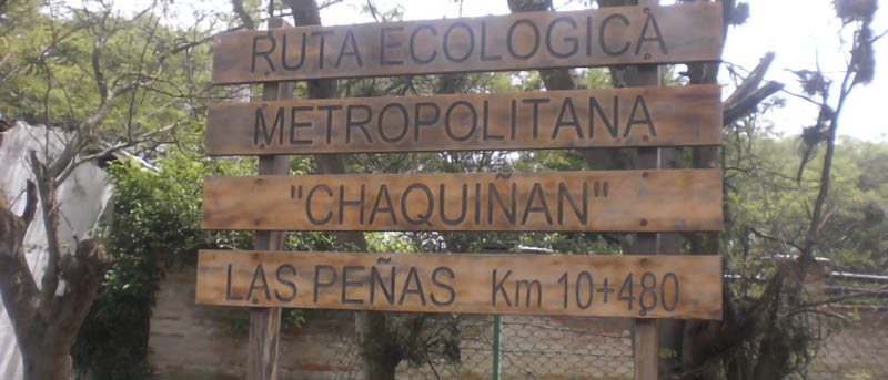 ruta ecolgica metropolitana chaquian 15357886077 o