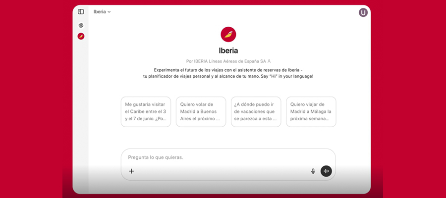 Nace ‘Iberia GPT’, un nuevo canal conversacional en ChatGPT